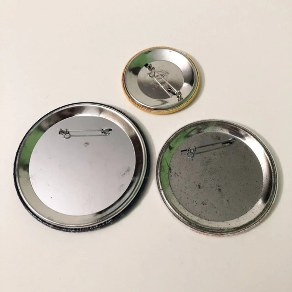 Vintage Lot of 3 McDonalds Button Pin Birthday Filet O Fish Moscow Pinback - Picture 2 of 8